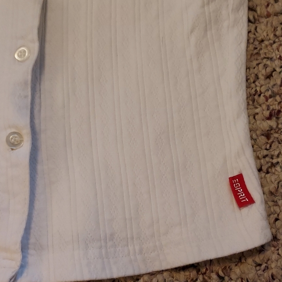 Esprit button down shirt girls size M - Picture 3 of 3
